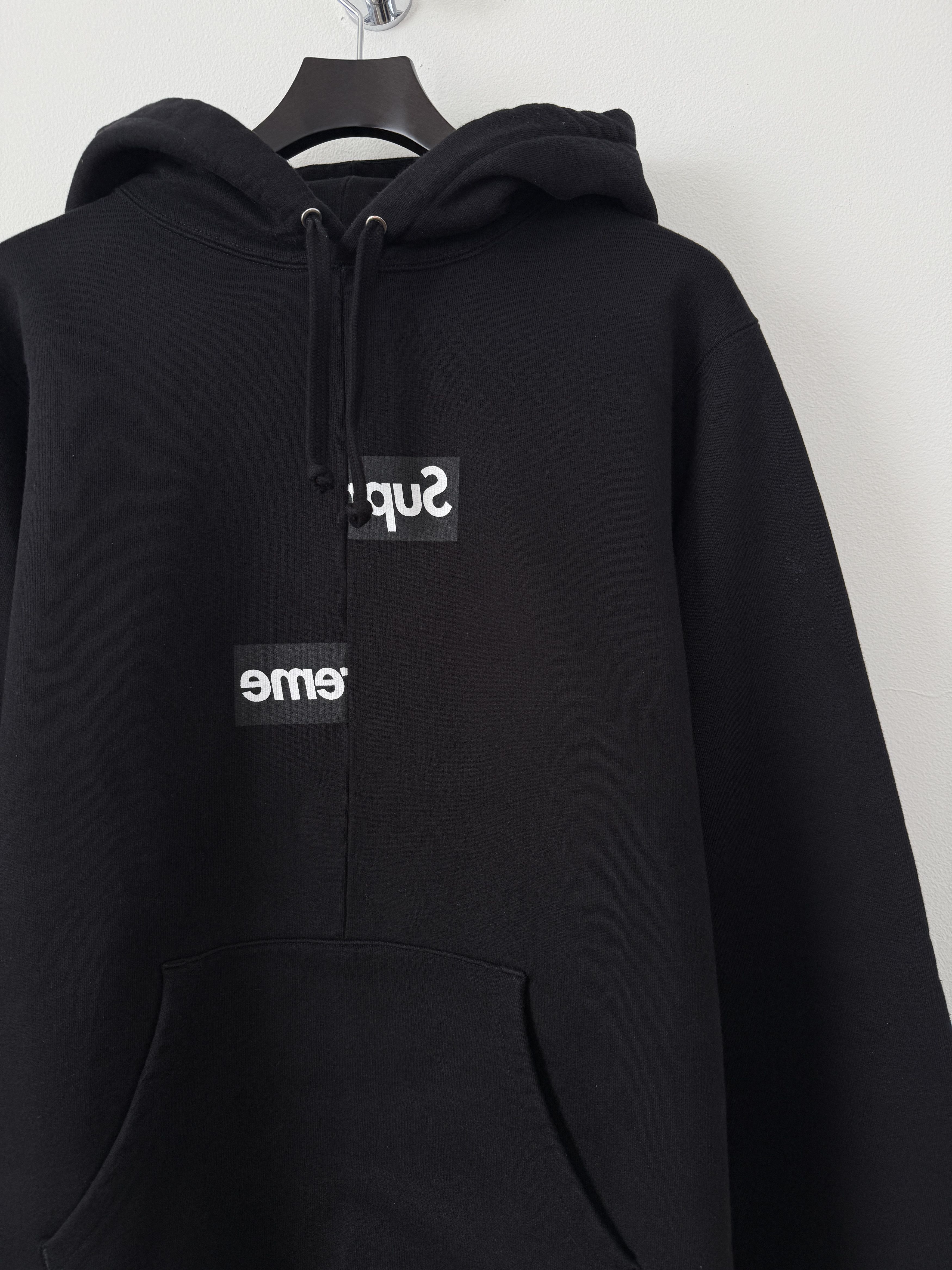 Comme des Garcons SHIRT × Supreme Split Box Logo Bogo Hoodie Size US M / EU 48-50 / 2 - 6 Thumbnail