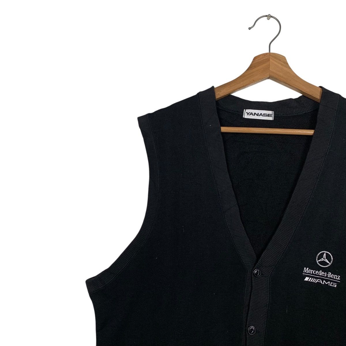Mercedes-Benz MERCEDES BENZ AMG Sleeveless Cardigan Vest #3568-C163 Size US M / EU 48-50 / 2 - 6 Thumbnail