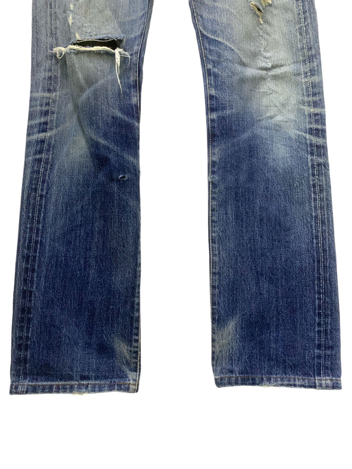 20471120 × If Six Was Nine × Japanese Brand Red Ear Distress Y2k Junya Style Selvedge Jeans (A10) Size US 31 - 8 Thumbnail