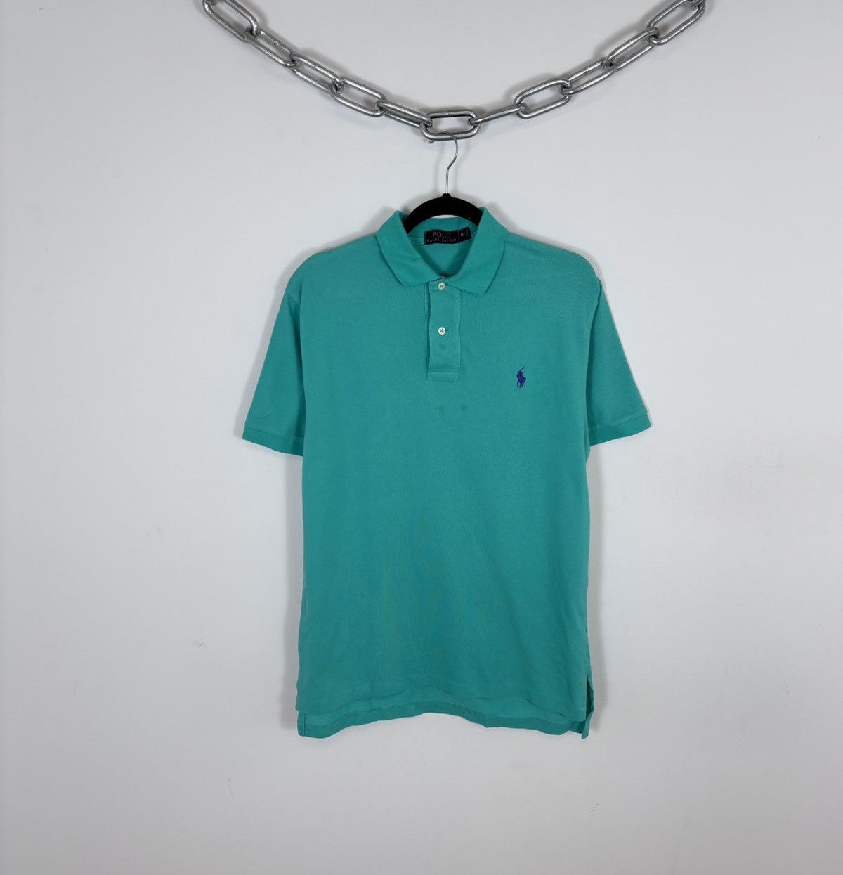 Polo Ralph Lauren Polo Ralph Lauren Men’s Green Cotton Short Sleeve Polo Shirt Size US M / EU 48-50 / 2 - 1 Thumbnail
