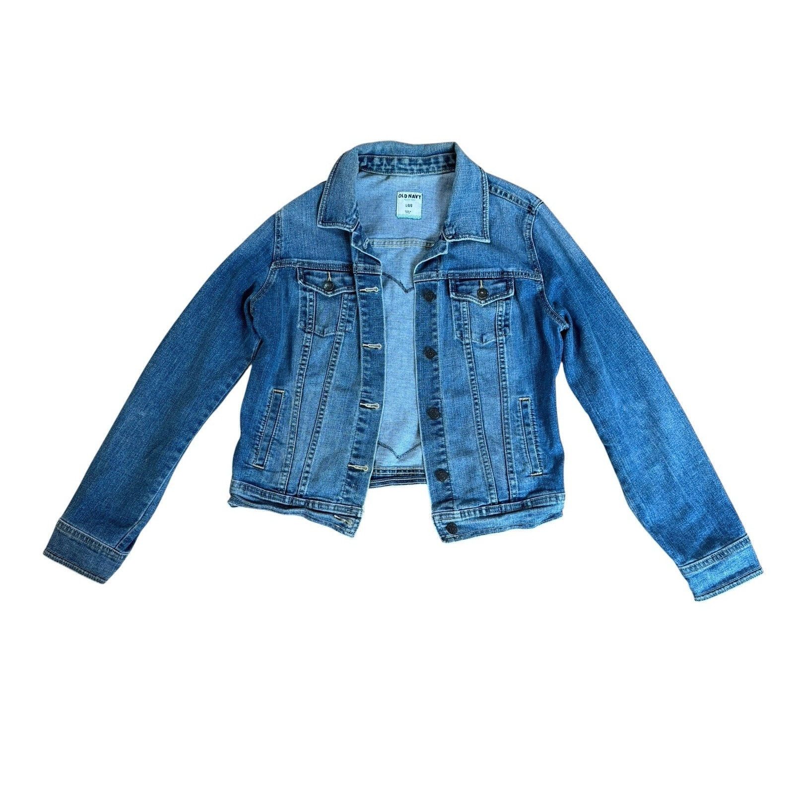 Old Navy BARBIE Pink Heart Rhinestone Denim Jacket Upcycled Retro L Size L / US 10 / IT 46 - 3 Thumbnail