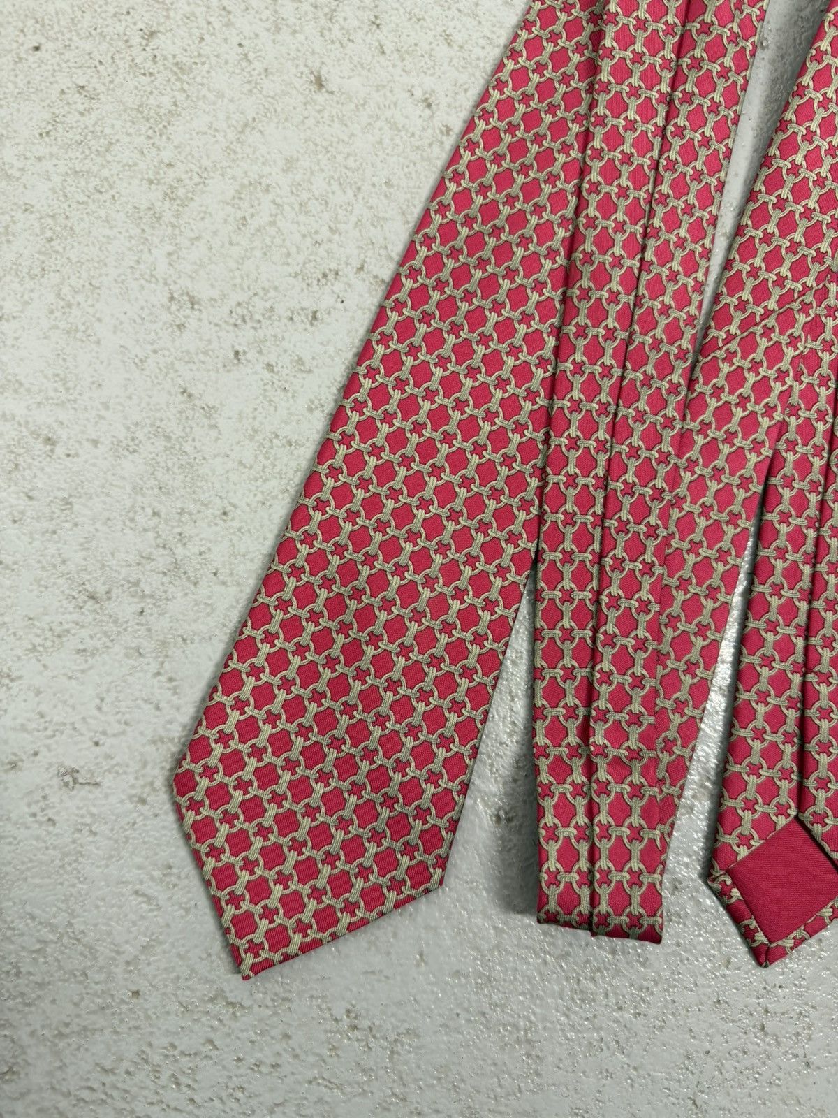 Hermes Hermes Silk Tie Size ONE SIZE - 10 Thumbnail