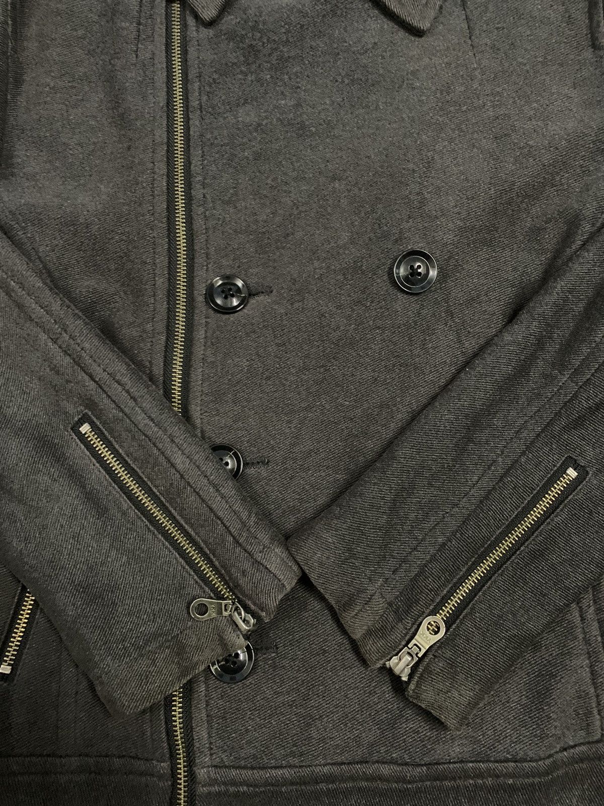 14th Addiction Japanese Brand Full Zip Double Breast Punk Biker Jacket Size US S / EU 44-46 / 1 - 9 Thumbnail