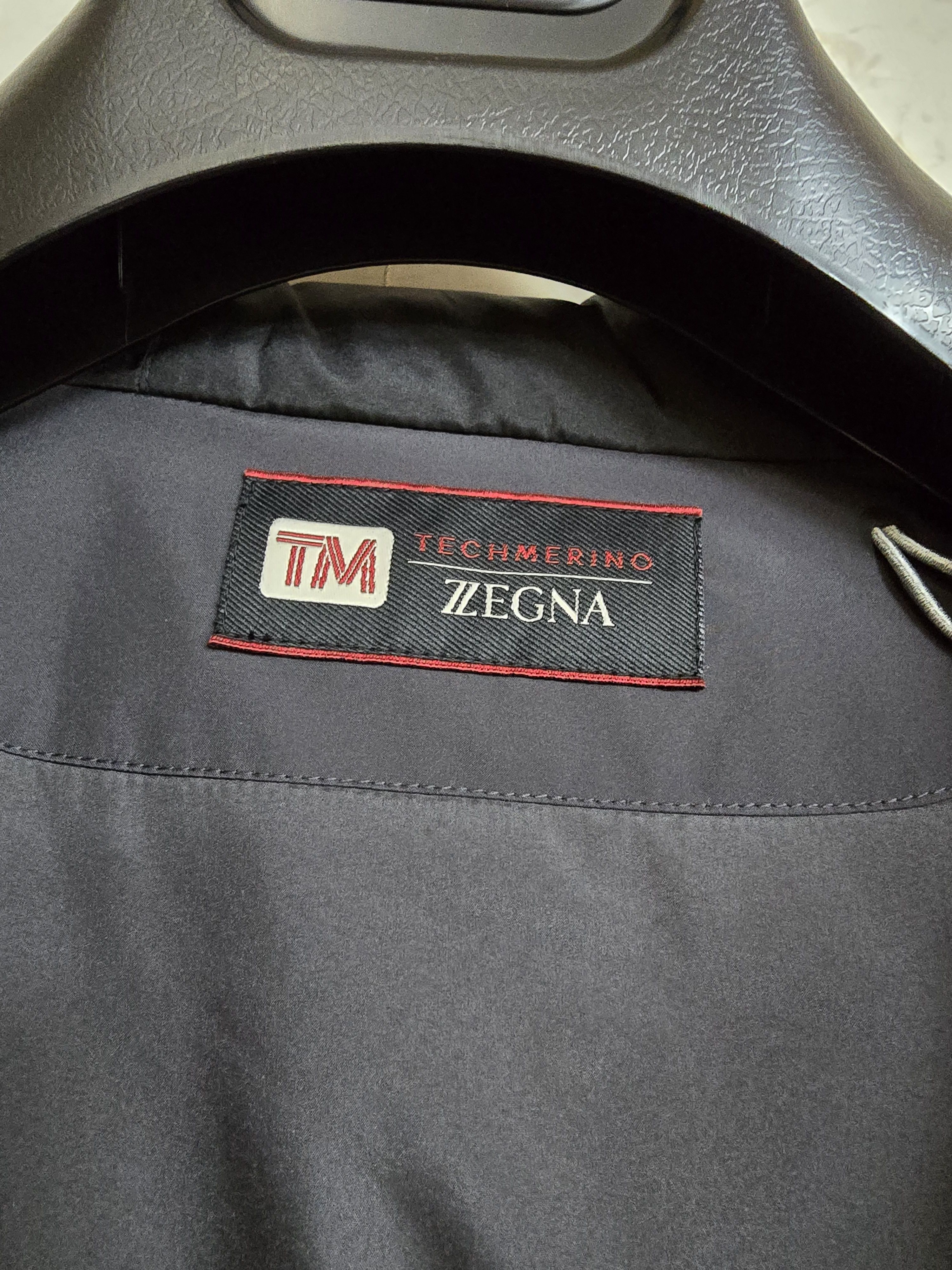 Ermenegildo Zegna ZEGNA / TechMerino Black OVERJACKET / US 36 Size US S / EU 44-46 / 1 - 5 Thumbnail