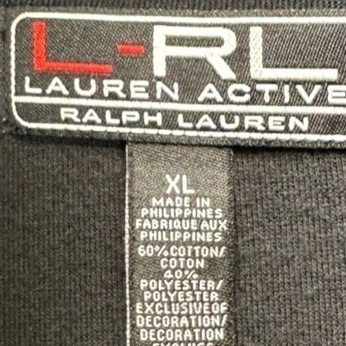 Ralph Lauren Ralph Lauren L-RL Lauren Active Jacket Womens XL Black Red Full Zip Performance Jacket Size XL / US 12-14 / IT 48-50 - 4 Thumbnail