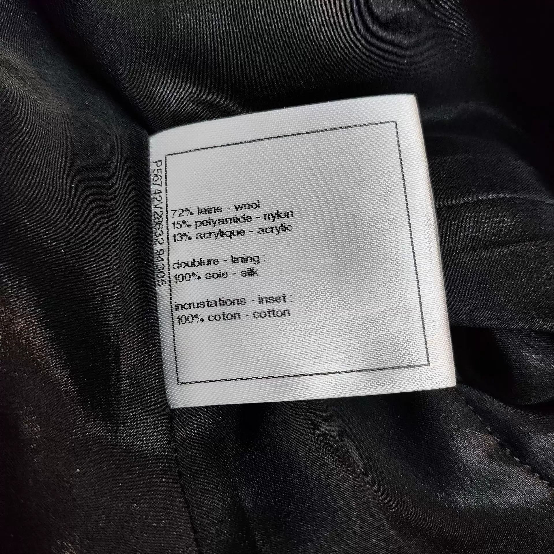 Chanel Chanel Women's Black Wool Jacket Size 34 Size XS / US 0-2 / IT 36-38 - 7 Thumbnail