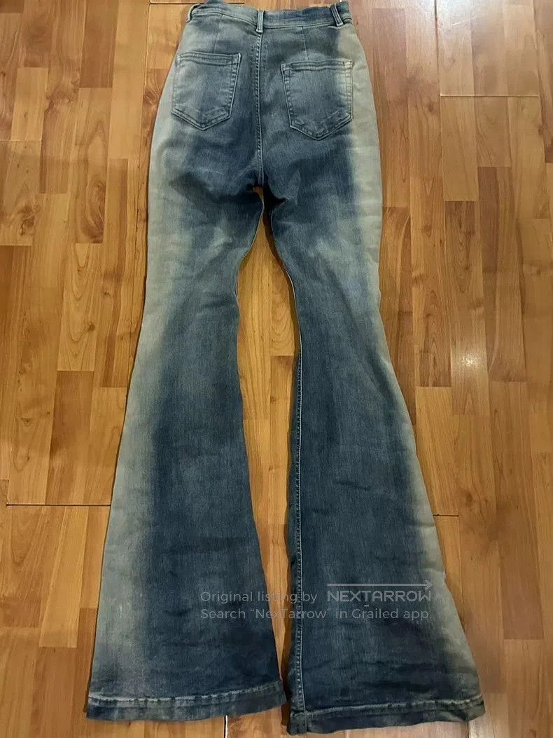 Rick Owens Rick Owens Washed Gradient Flare Jeans. Size US 28 / EU 44 - 4 Thumbnail