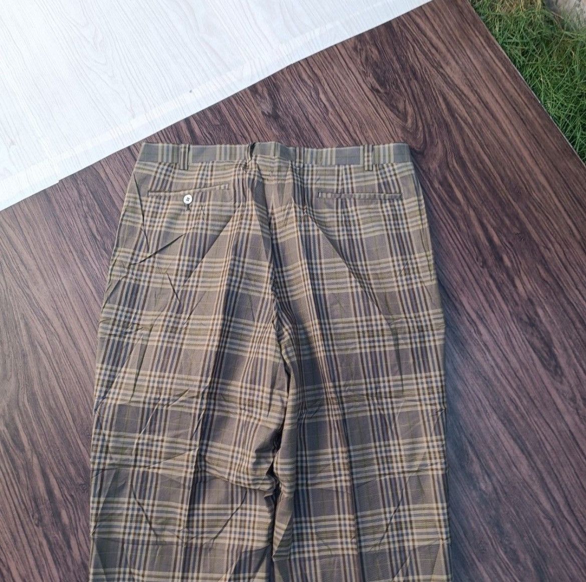 Balmain × Pierre Balmain Vintage Pierre Balmain Tartan Pants Size US 35 - 5 Thumbnail
