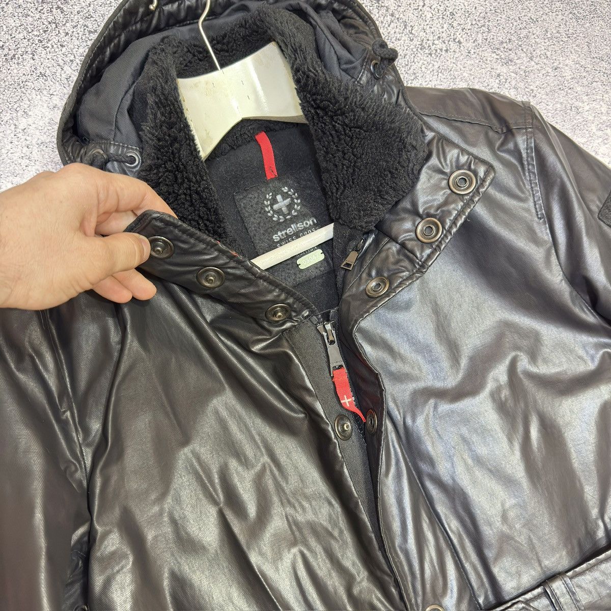 Designer × Strellson Strellson Swiss Cross Revolution Parka Wool Liner 50 size Size US M / EU 48-50 / 2 - 4 Thumbnail