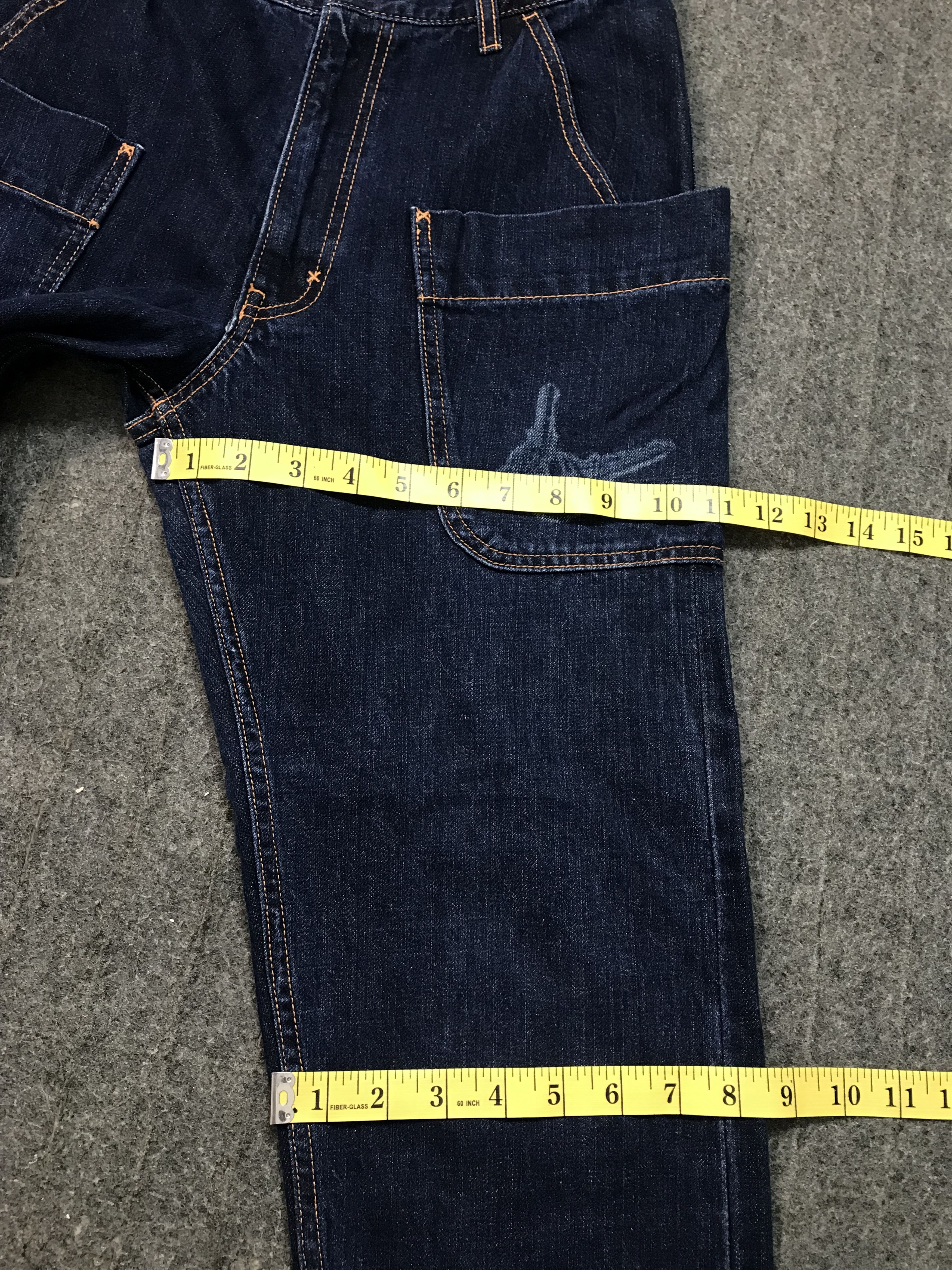 Ne-Net Rare Ne-net Issey Miyake Selvedge Indigo Denim Jeans Size 29" - 16 Thumbnail