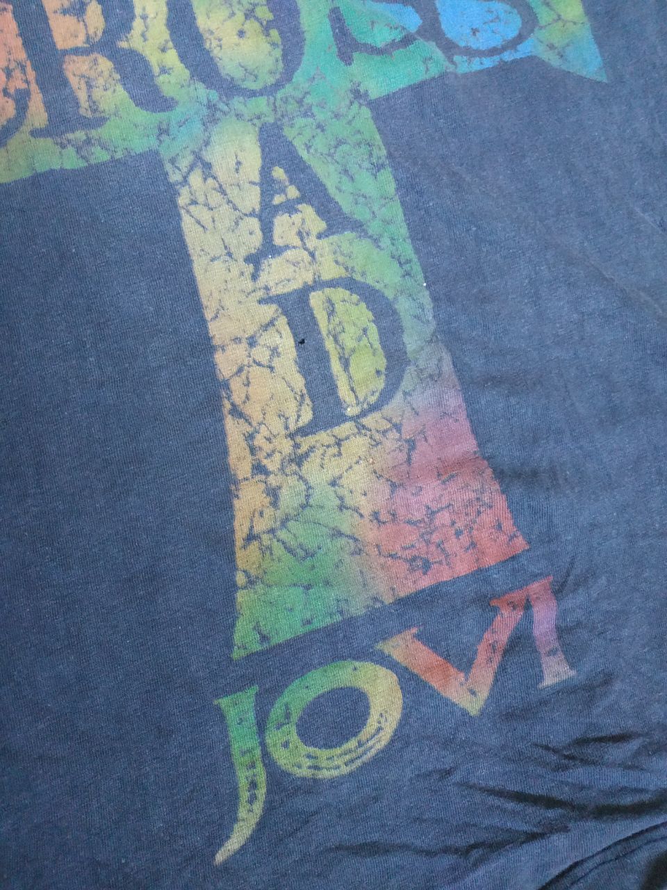 Vintage Vintage 90s Bon Jovi Cross Road Tour Tee XL Faded Size US XL / EU 56 / 4 - 11 Thumbnail