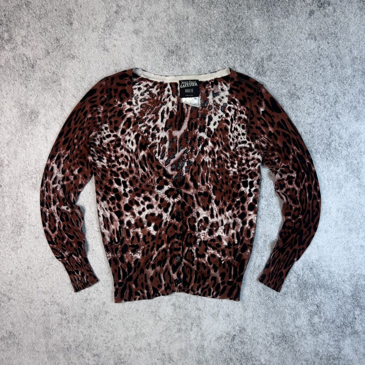 Jean Paul Gaultier Very Rare Jean Paul Gaultier Top Leopard Blouse Print Size M / US 6-8 / IT 42-44 - 6 Thumbnail
