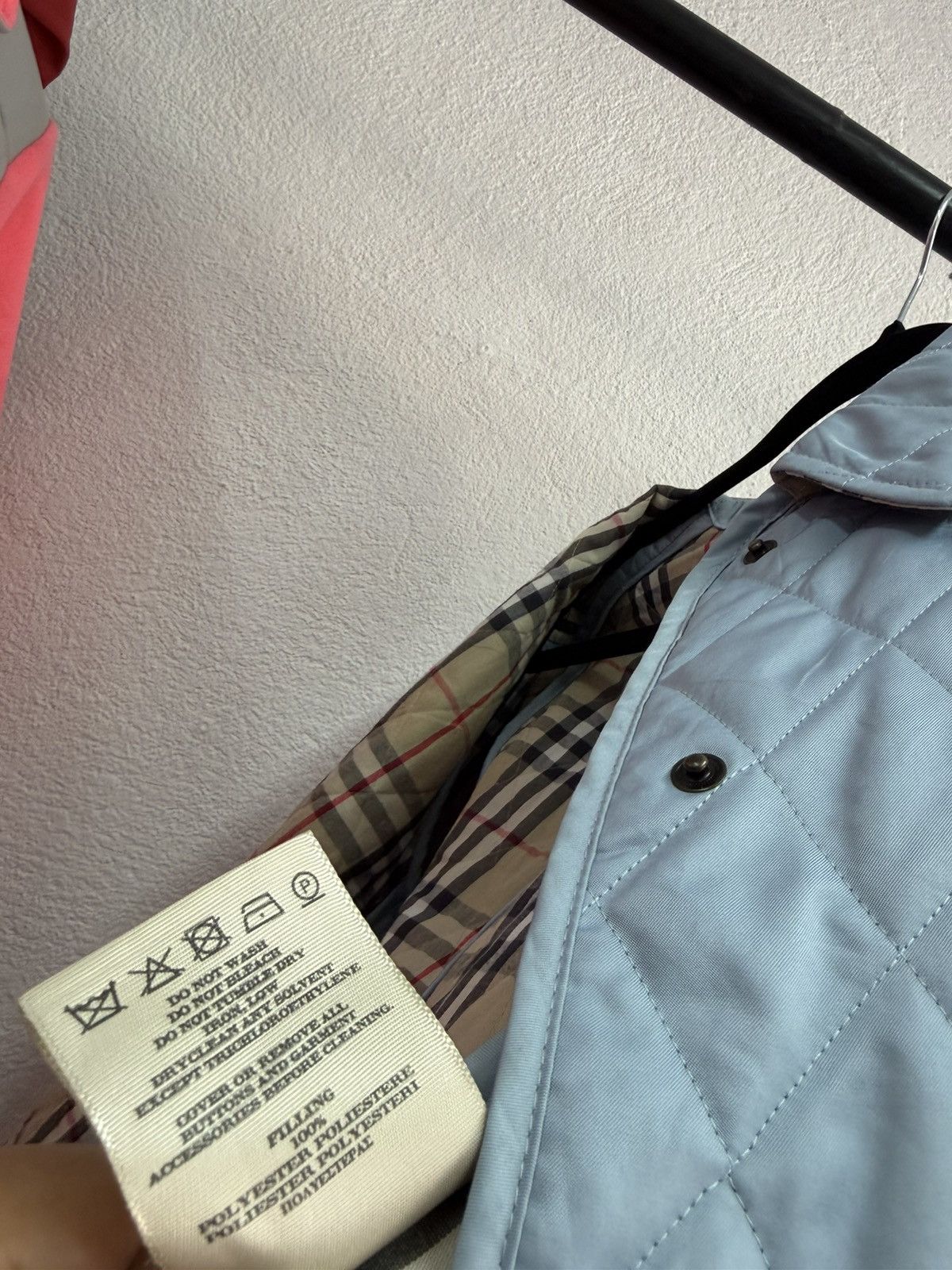 Burberry Burberry London Quilted Nova Check Jacket - Sky Blue Size M / US 6-8 / IT 42-44 - 8 Thumbnail