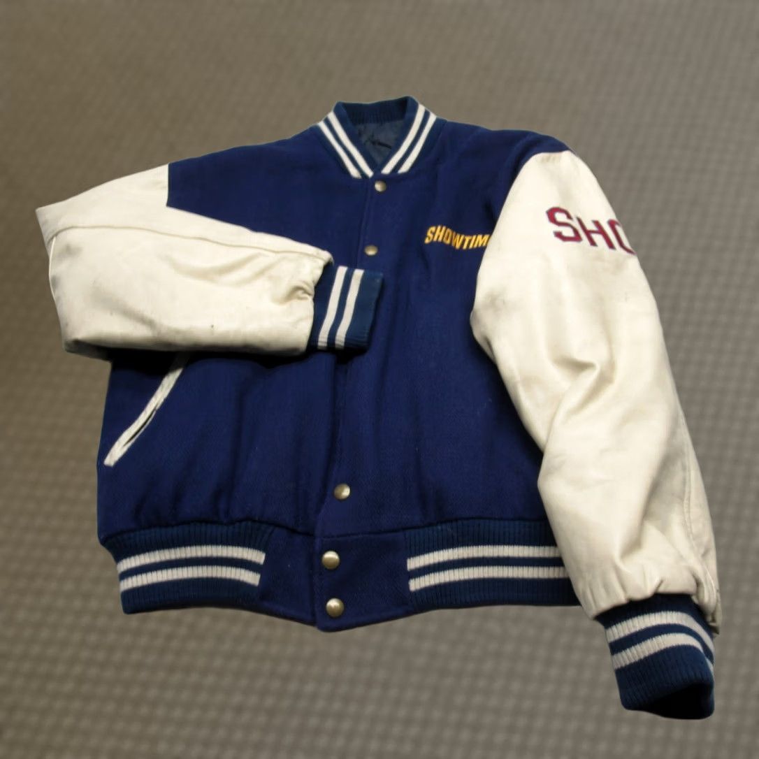 Thrasher Vintage Showtime Boxing Leather Jacket Mens Medium Blue Quilted USA Thrashed Size US M / EU 48-50 / 2 - 1 Thumbnail