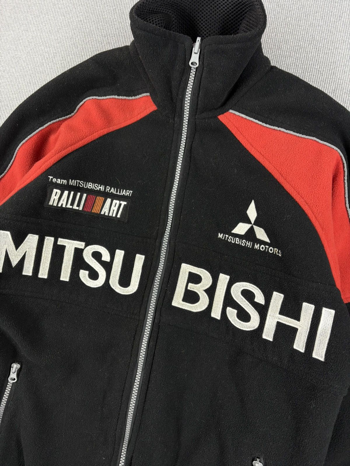 Japanese Brand Mitsubishi RALLIART fleece racing jacket vintage Size US M / EU 48-50 / 2 - 5 Thumbnail