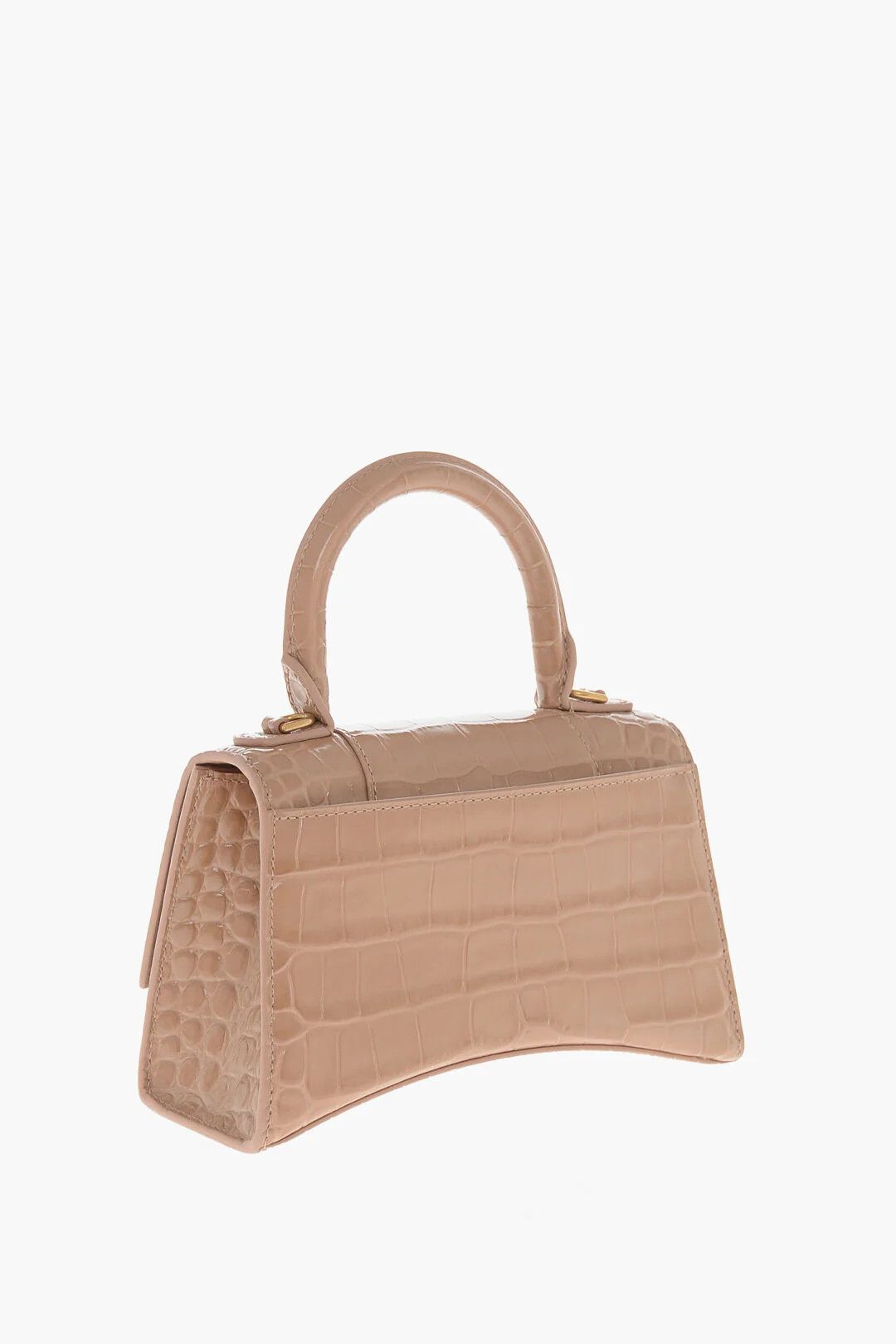 Balenciaga og1mm0326 Size: OS / Glossy Croc-Effect Leather Handbag Size ONE SIZE - 2 Thumbnail