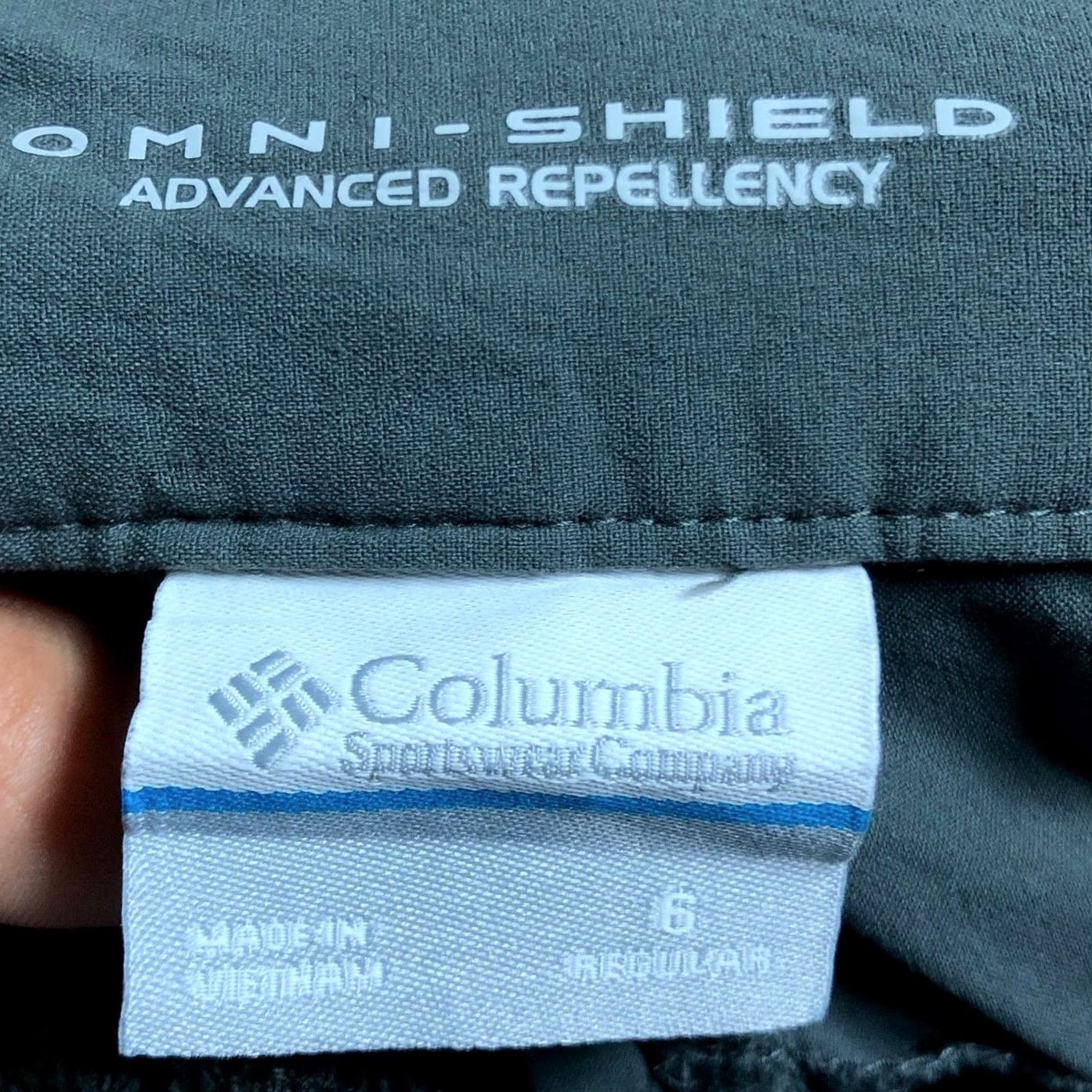 Vintage Columbia Women Pants Dark Gray Omni-Shade Advanced Repellency Straight Stretch 6 Size 28" / US 6 / IT 42 - 4 Thumbnail
