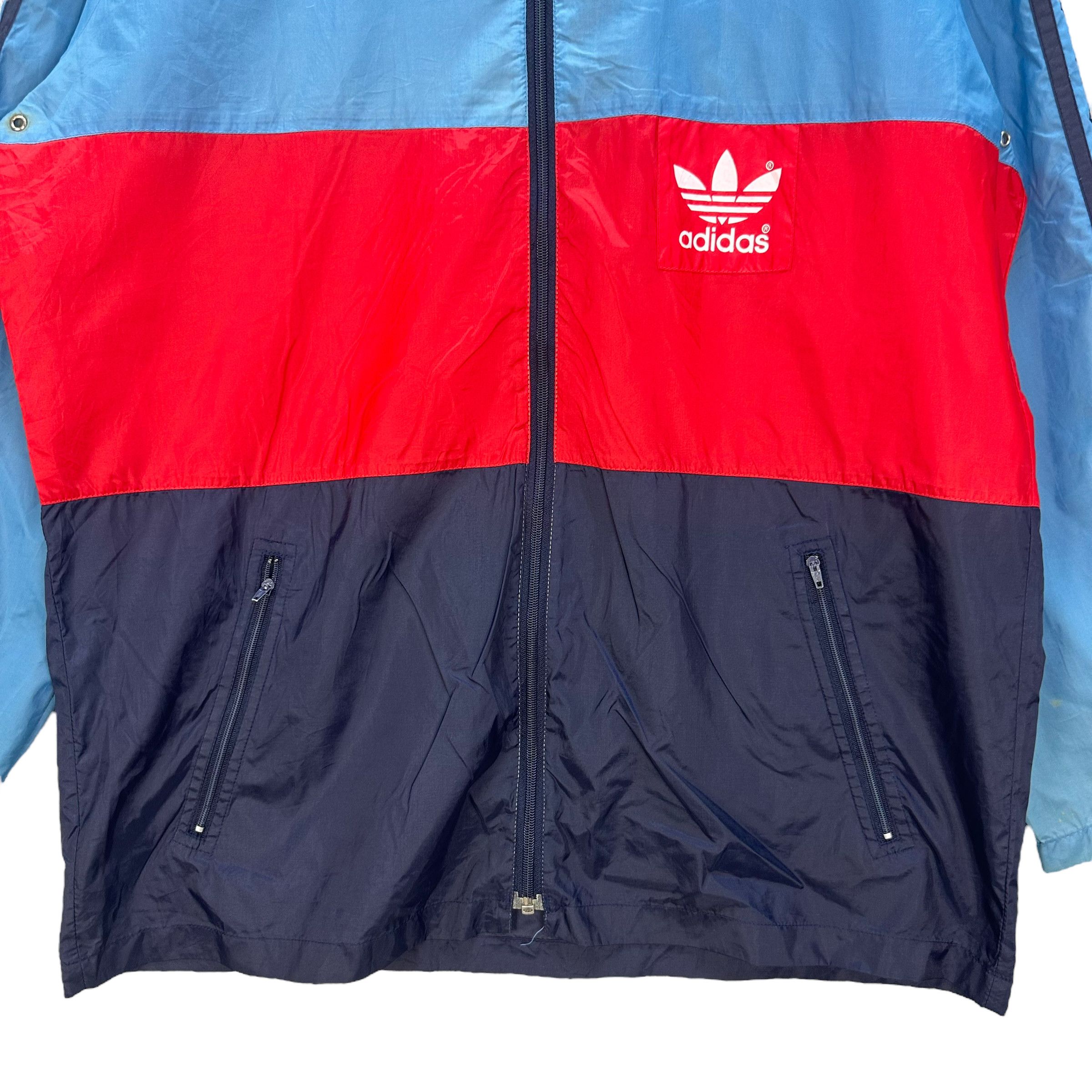 Adidas ADIDAS TREFOIL COLORBLOCK LIGHT JACKET #8301-002 Size US L / EU 52-54 / 3 - 4 Thumbnail