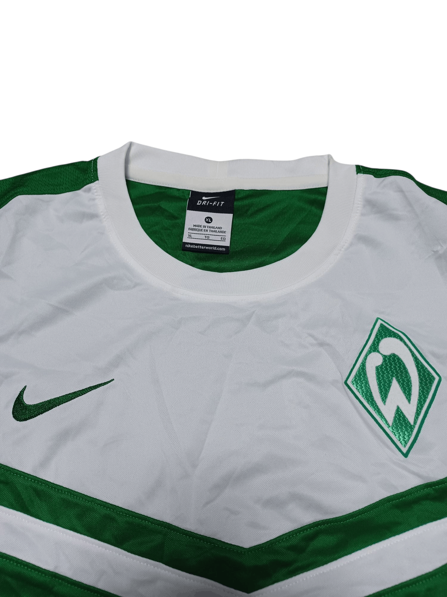 Nike WERDER BREMEN NIKE 2014 VINTAGE SOCCER JERSEY BLOKECORE Size US XL / EU 56 / 4 - 2 Thumbnail