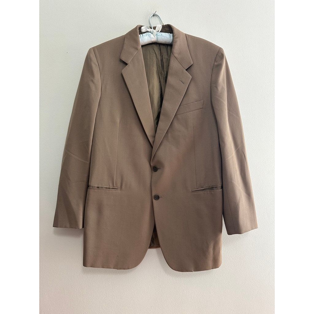 Brioni Vintage Brioni khaki tan wool two button blazer size 40R Size 40R - 2 Thumbnail