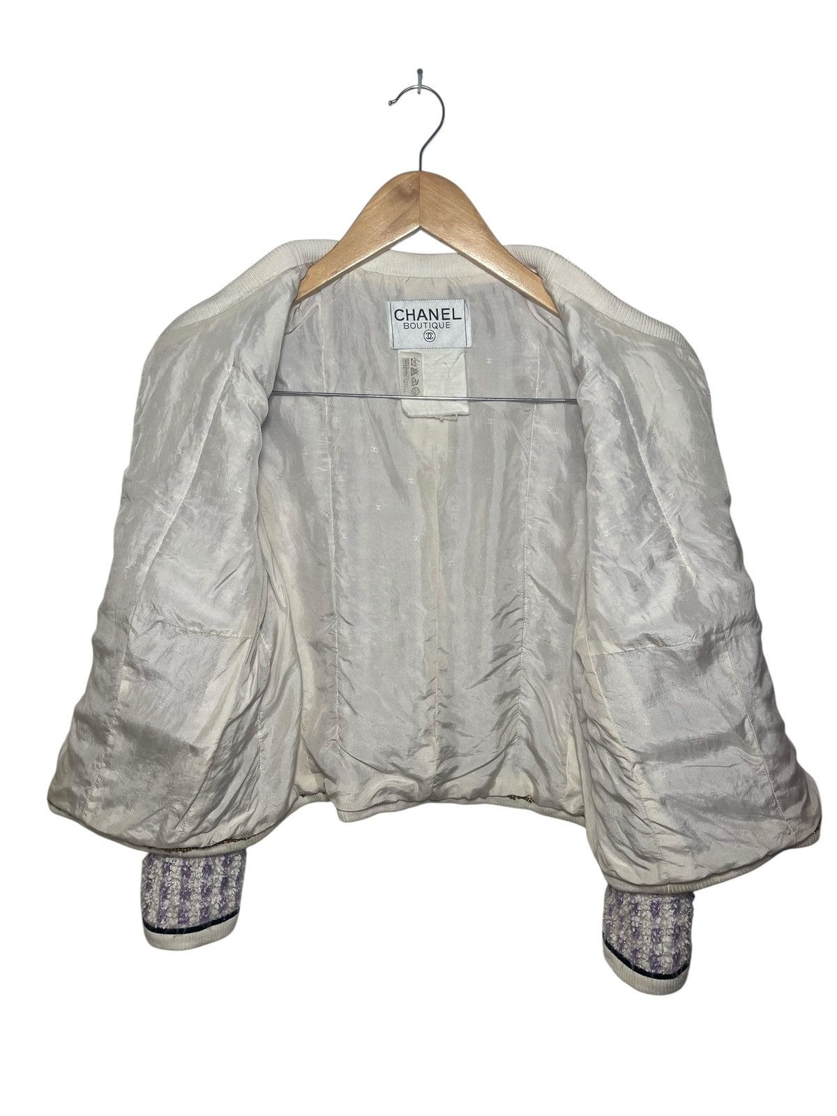 Chanel Vintage Chanel tweed jacket Size S / US 4 / IT 40 - 7 Thumbnail