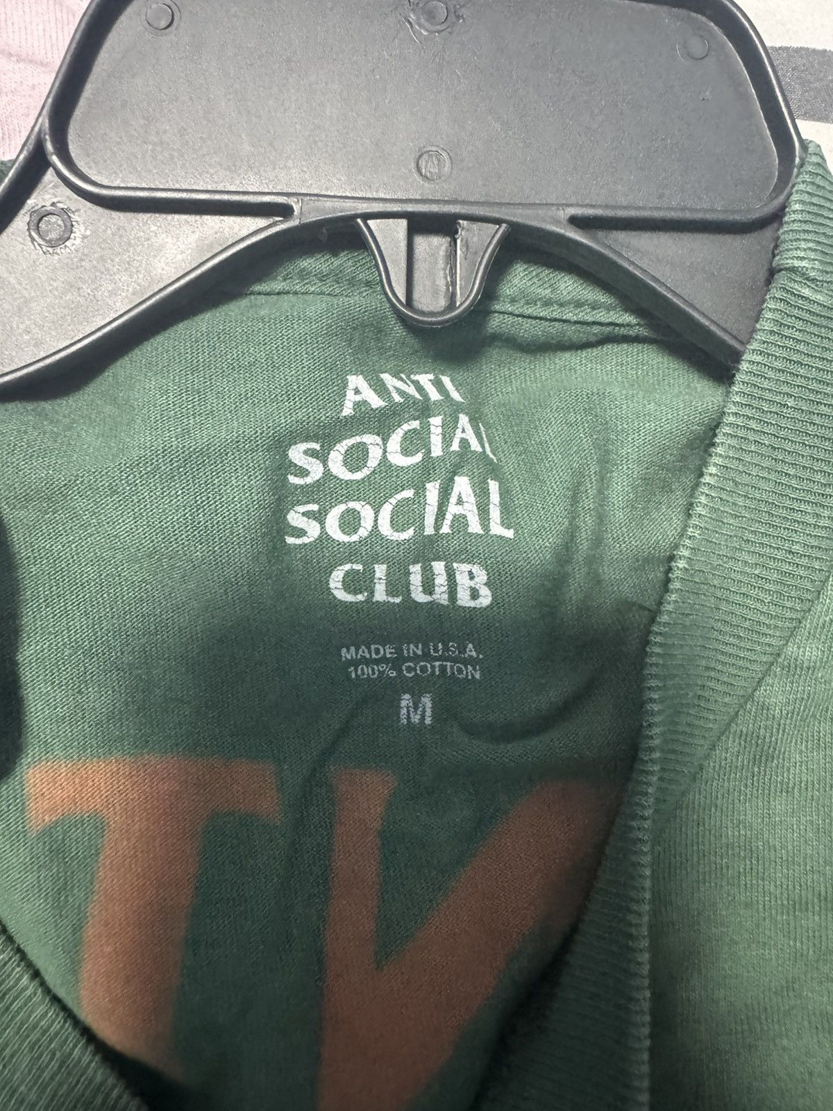 Anti Social Social Club Anti Social Social Club Green Tshirt Size US M / EU 48-50 / 2 - 3 Thumbnail