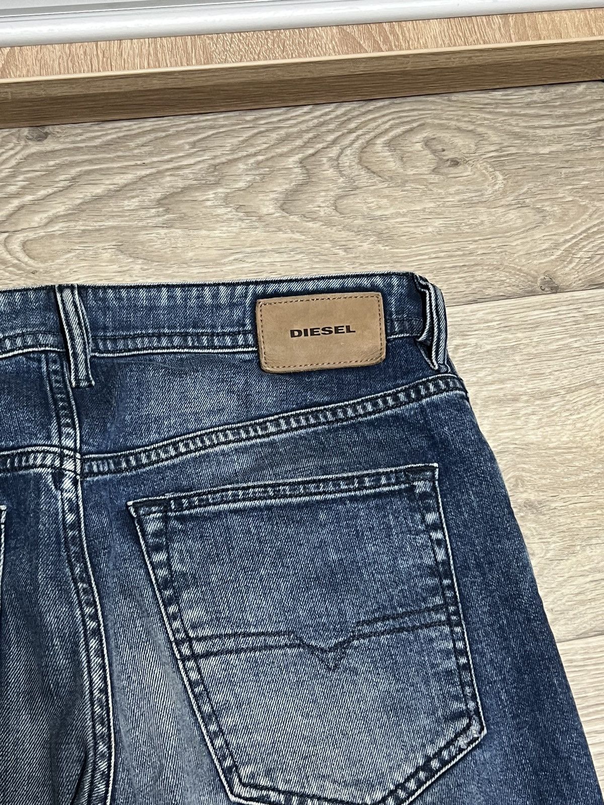 Diesel × Japanese Brand Jeans Diesel Buster distressed washed denim skinny pants Size US 31 - 7 Thumbnail