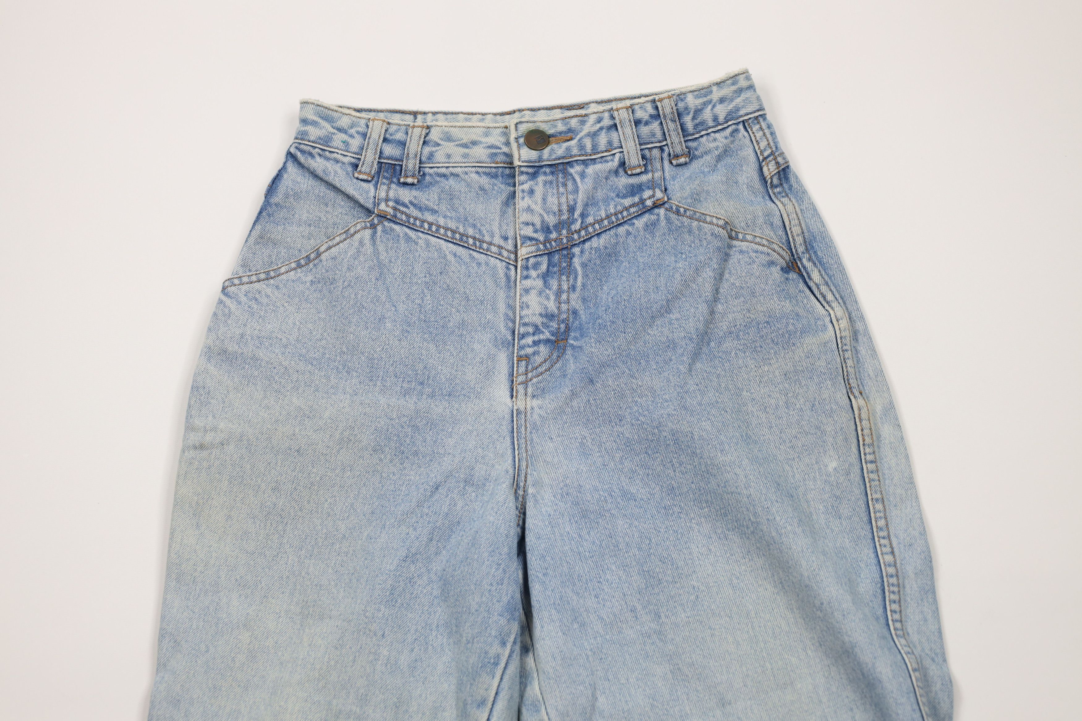 Vintage Vintage 90s Streetwear High Waist Tapered Leg Denim Jeans Size 28" / US 6 / IT 42 - 2 Thumbnail