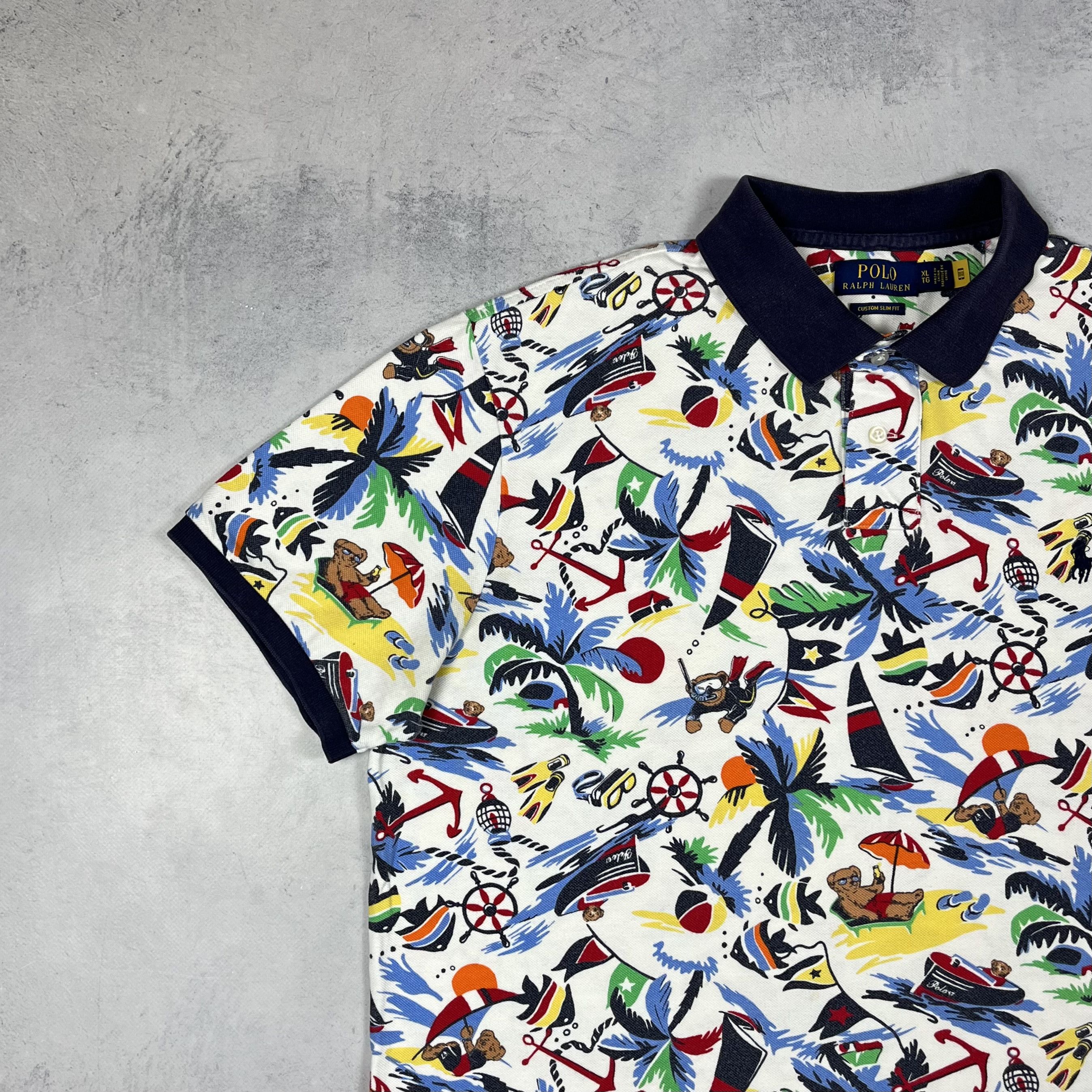 Polo Ralph Lauren Polo Bear Ralph Lauren Multi-logo Polo Shirt Size US XXL / EU 58 / 5 - 6 Thumbnail