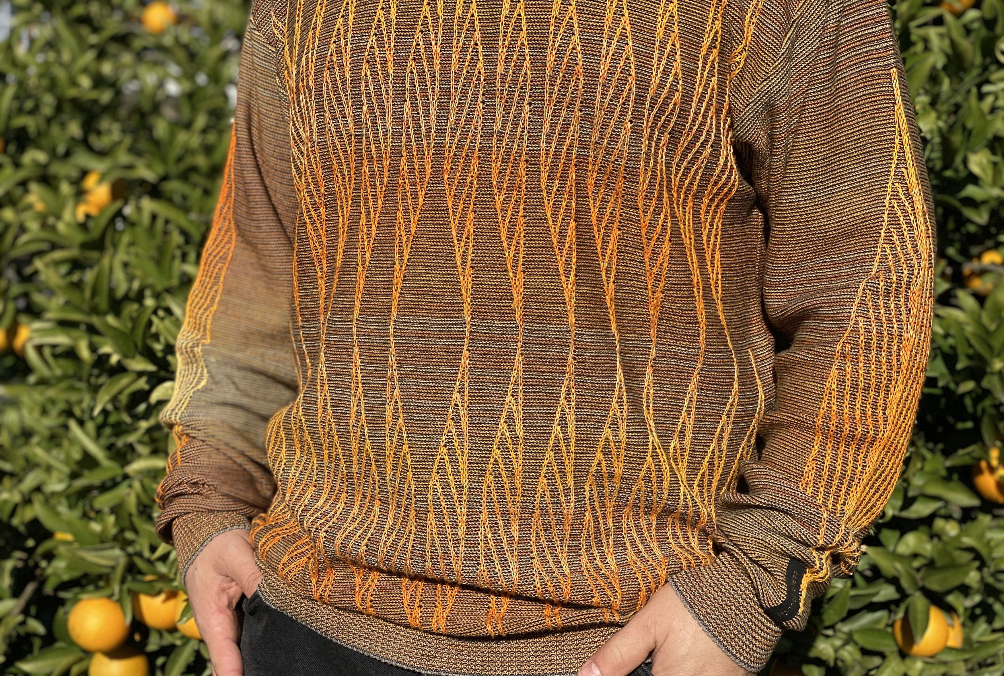 Carlo Colucci Carlo Colucci Rainbow 3D Sweater Cosby size 54 L XL Pullover Size US L / EU 52-54 / 3 - 7 Thumbnail