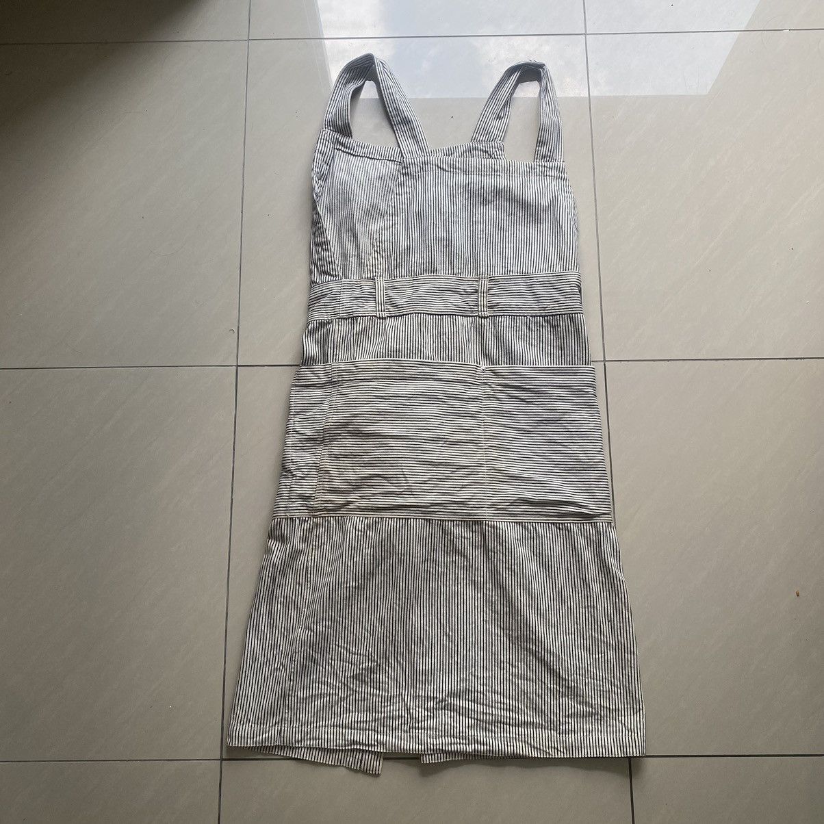 Issey Miyake Vintage Issey Miyake Hickory Stripe Overalls Dress Size S / US 4 / IT 40 - 10 Thumbnail