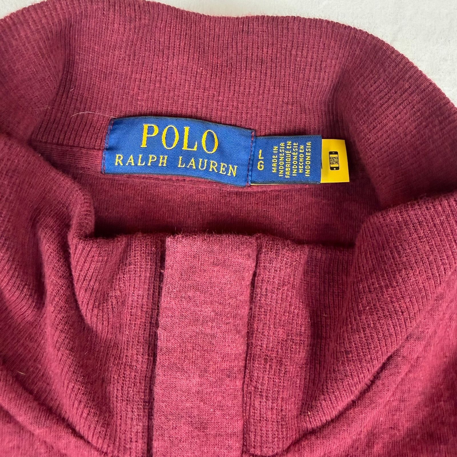 Polo Ralph Lauren Polo Ralph Lauren Half Zip Pullover Sweatshirt Large Size US L / EU 52-54 / 3 - 3 Thumbnail