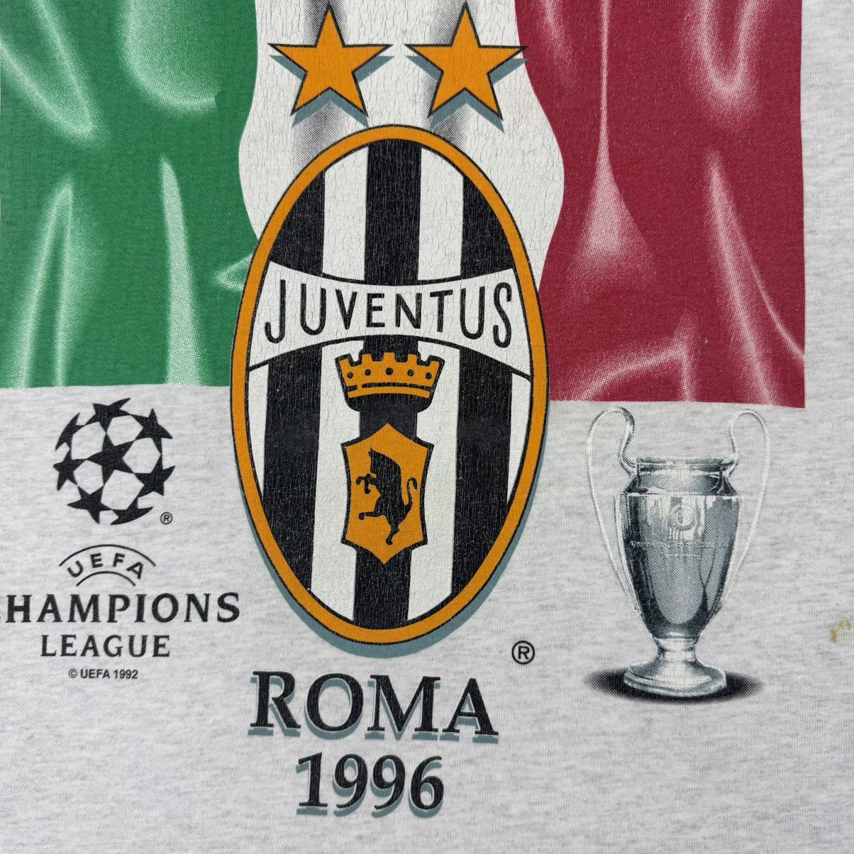 Vintage Vintage Juventus 1996 Champions UEFA League T-shirt Size US XL / EU 56 / 4 - 8 Thumbnail