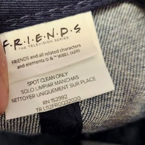 Denime VINTAGE Friends The TV Series Hat Cap Embroidered Logo Adjust strap Warner Bros Official Denim NEW Size ONE SIZE - 7 Thumbnail