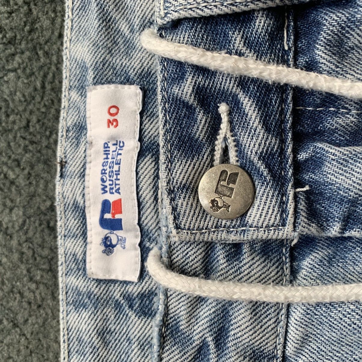 Russell Athletic WORSHIP SUPPLY X RUSSELL ATHLETIC DENIM CARPENTER PANTS Size US 30 / EU 46 - 5 Thumbnail