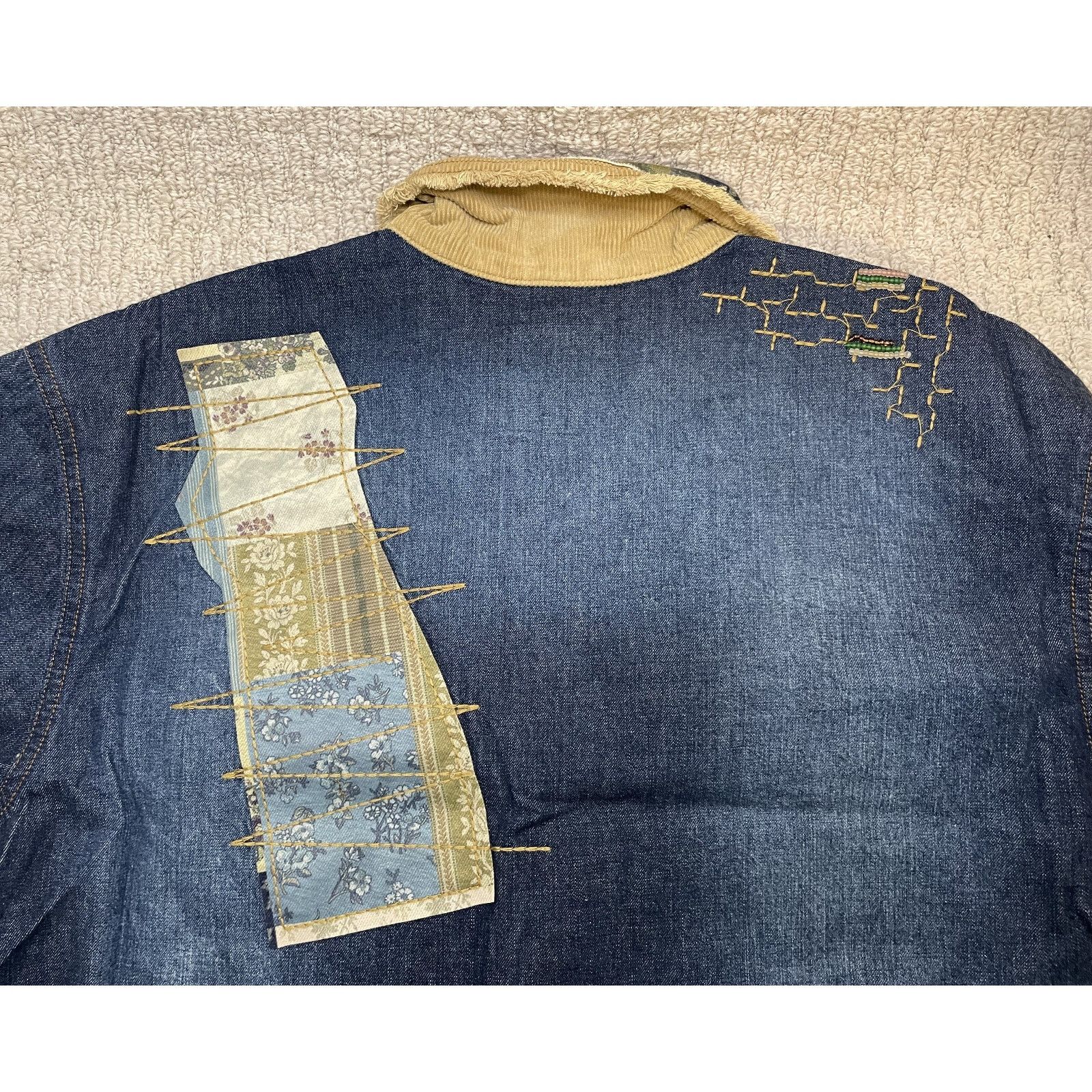 Double D Ranch Double D Ranch Crossing the Brazos Denim Jacket 1X NWT Patch Size XL / US 12-14 / IT 48-50 - 20 Thumbnail