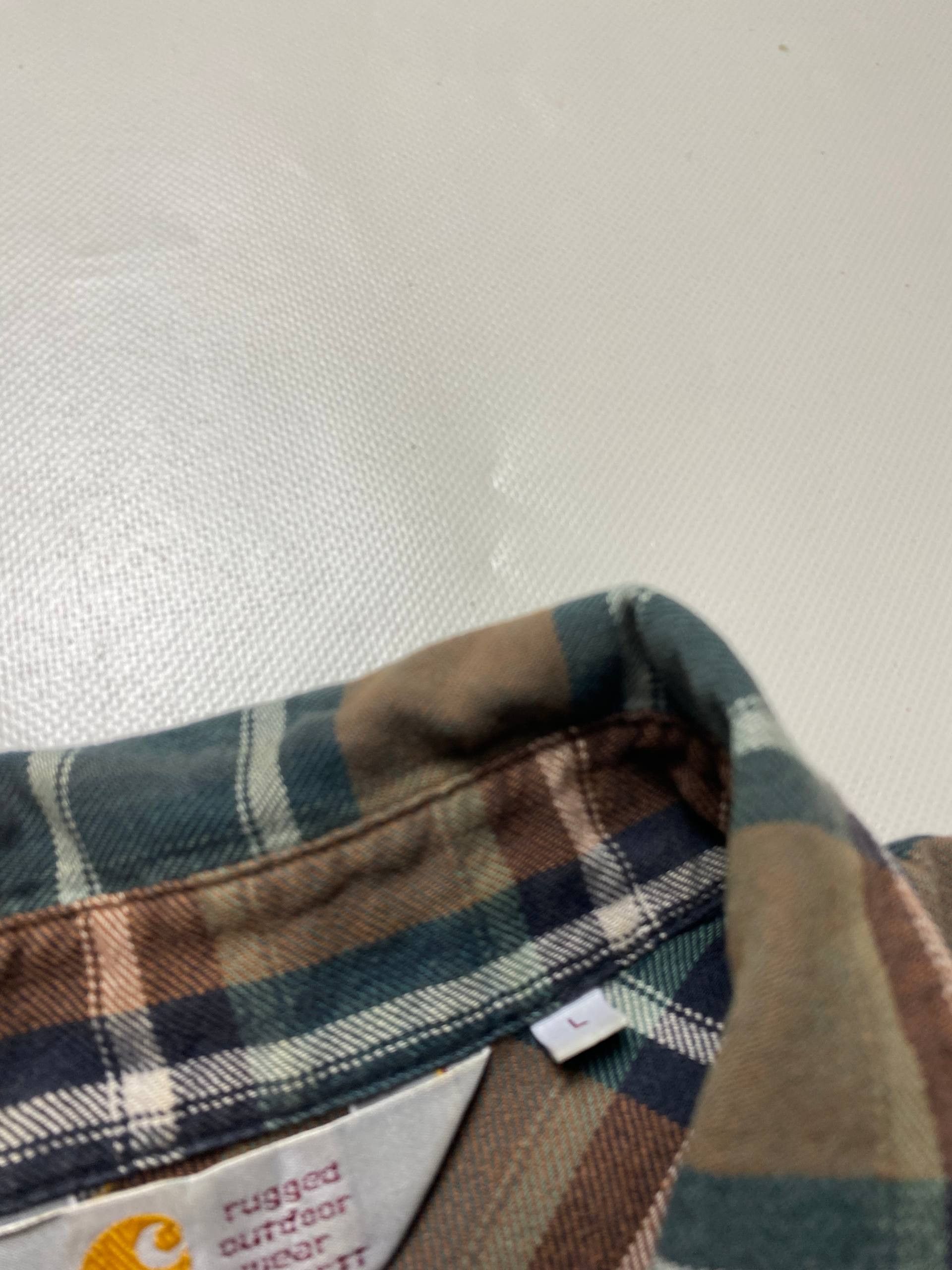 Carhartt Vintage Carhartt Shirts Button Ups Size US L / EU 52-54 / 3 - 4 Thumbnail