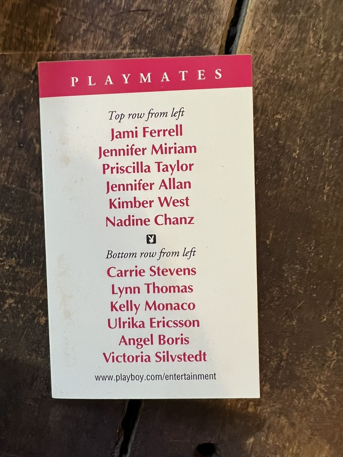Vintage 1998 Playboy Video Playmate Calendar - VHS Movie Size ONE SIZE - 3 Thumbnail