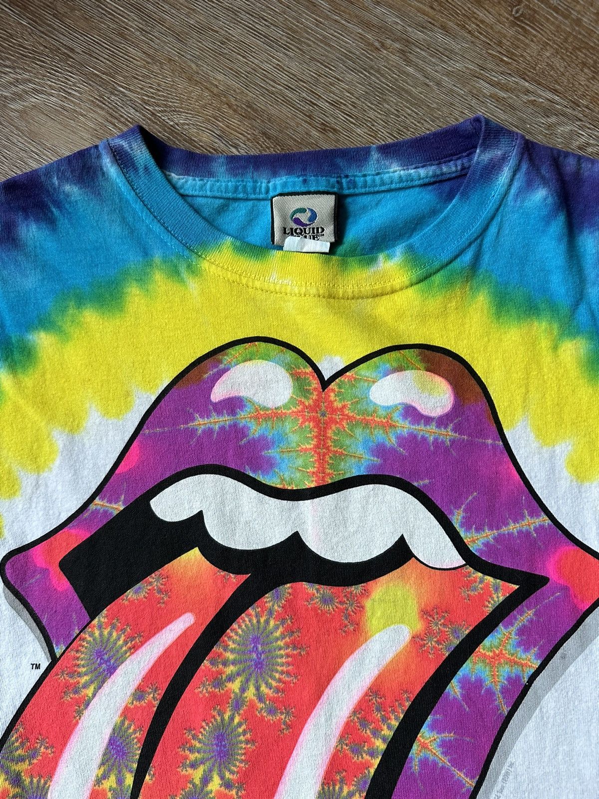 Liquid Blue × The Rolling Stones × Vintage Vintage 2002 Liquid Blue The Rolling Stones LSD T-Shirt Size US XL / EU 56 / 4 - 3 Thumbnail