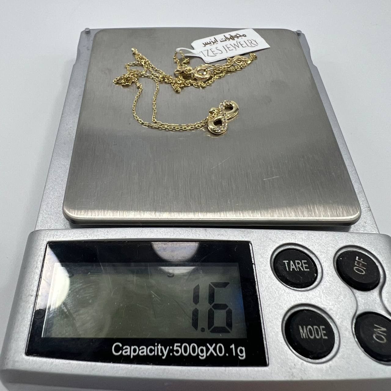 Other New Elegant 14K Solid Gold Necklace – Infinity Pendant 1.6g Size ONE SIZE - 4 Thumbnail