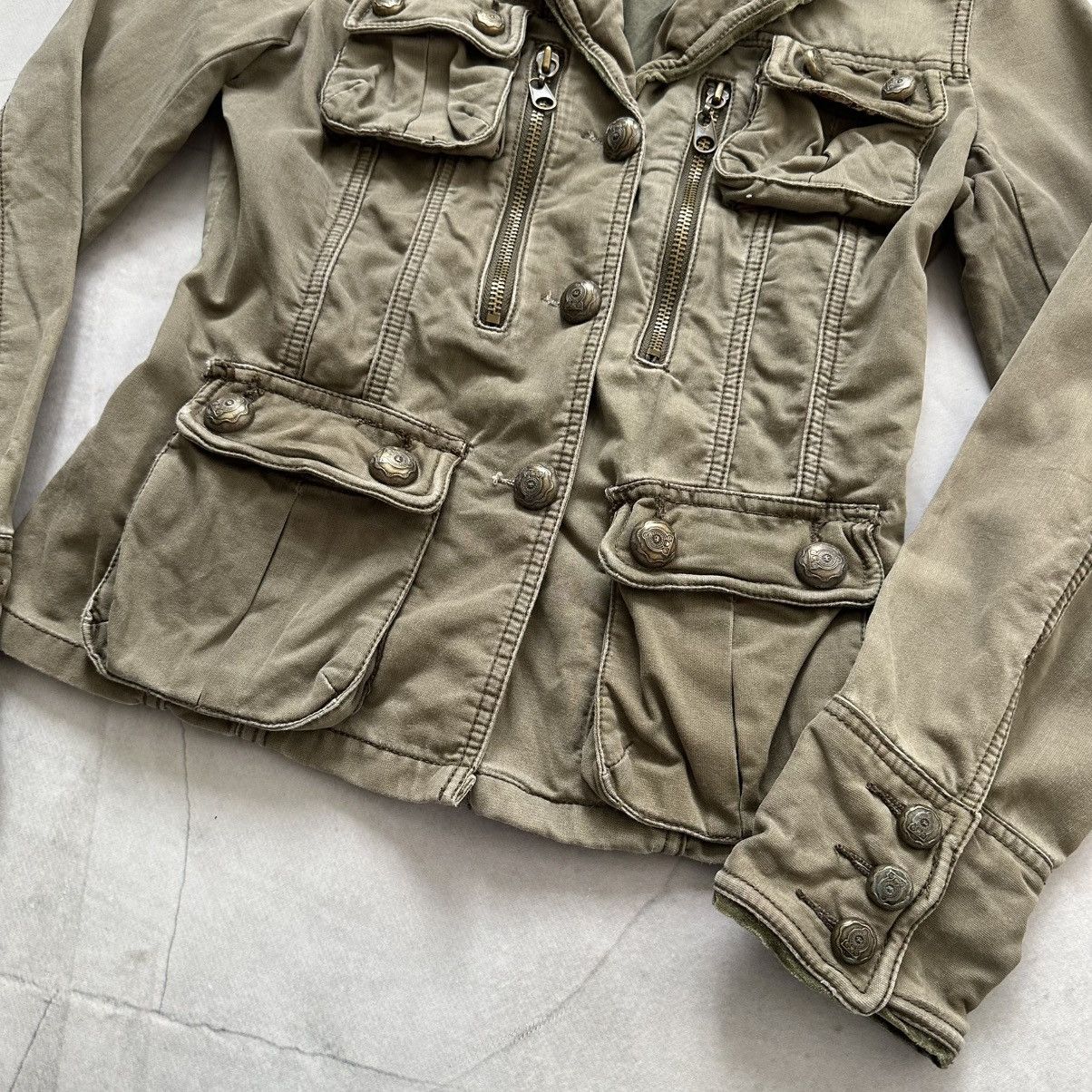 Hysteric Glamour × Undercover 00s Napoleon Military Multipocket Jacket LGB YSL PPFM Vibe Size S / US 4 / IT 40 - 6 Thumbnail