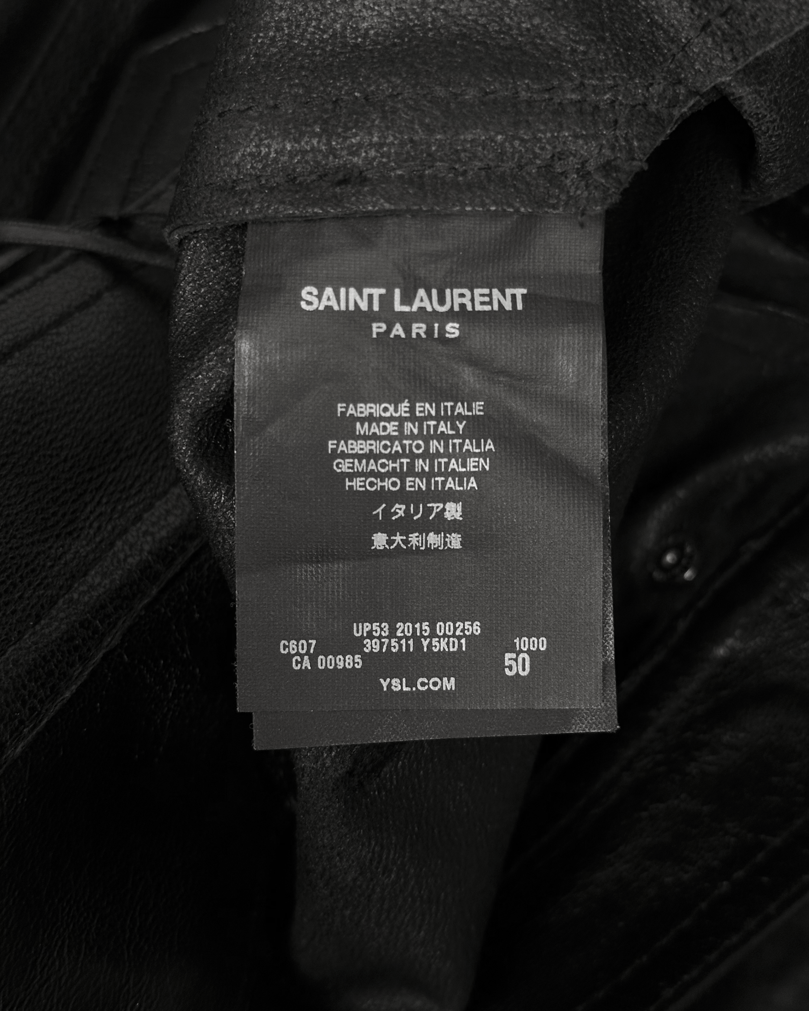 Saint Laurent Paris Saint Laurent Multi Zip Leather Biker Pants Size US 36 / EU 52 - 11 Thumbnail