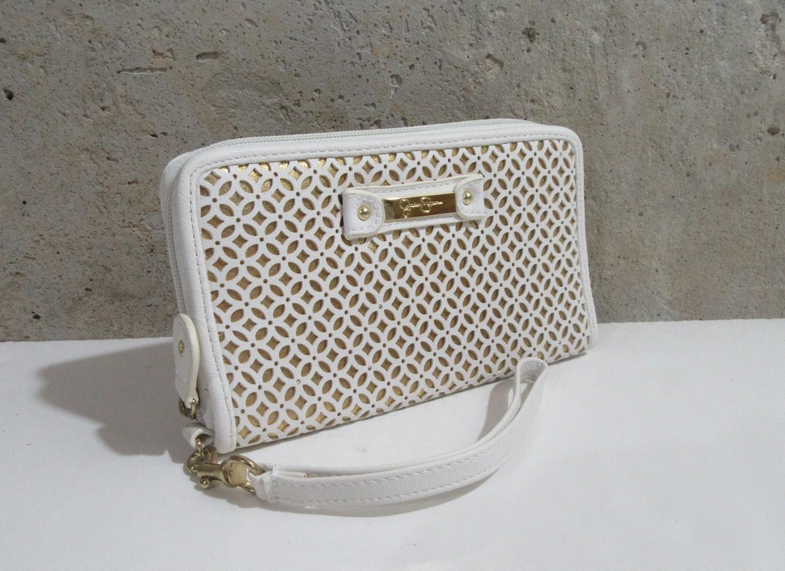 Other Jessica Simpson Lace Zip Around Wallet Vanilla / Gold NWOT Size ONE SIZE - 4 Thumbnail