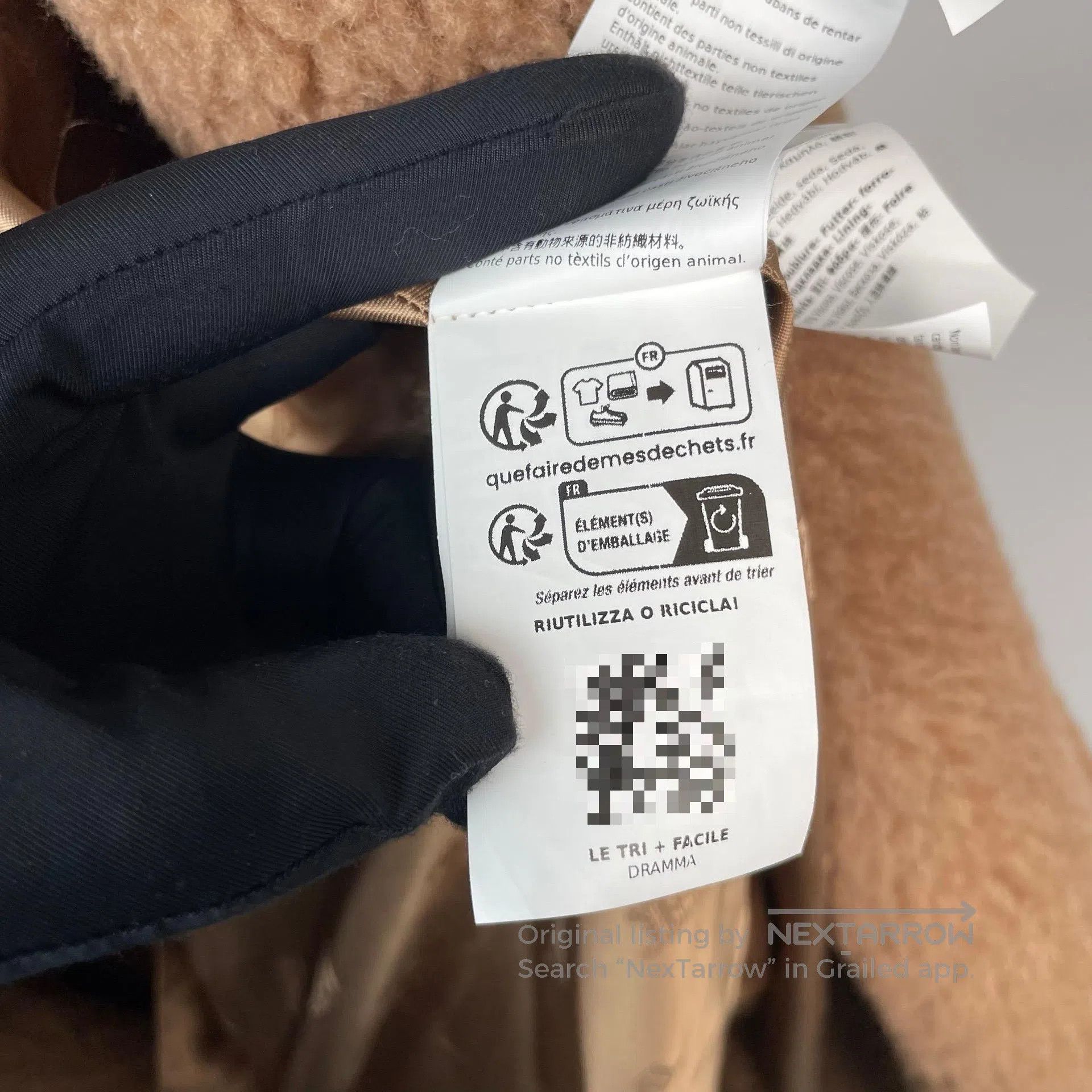Max Mara Max Mara Camel double-breasted teddy short coat| Size S / US 4 / IT 40 - 9 Thumbnail