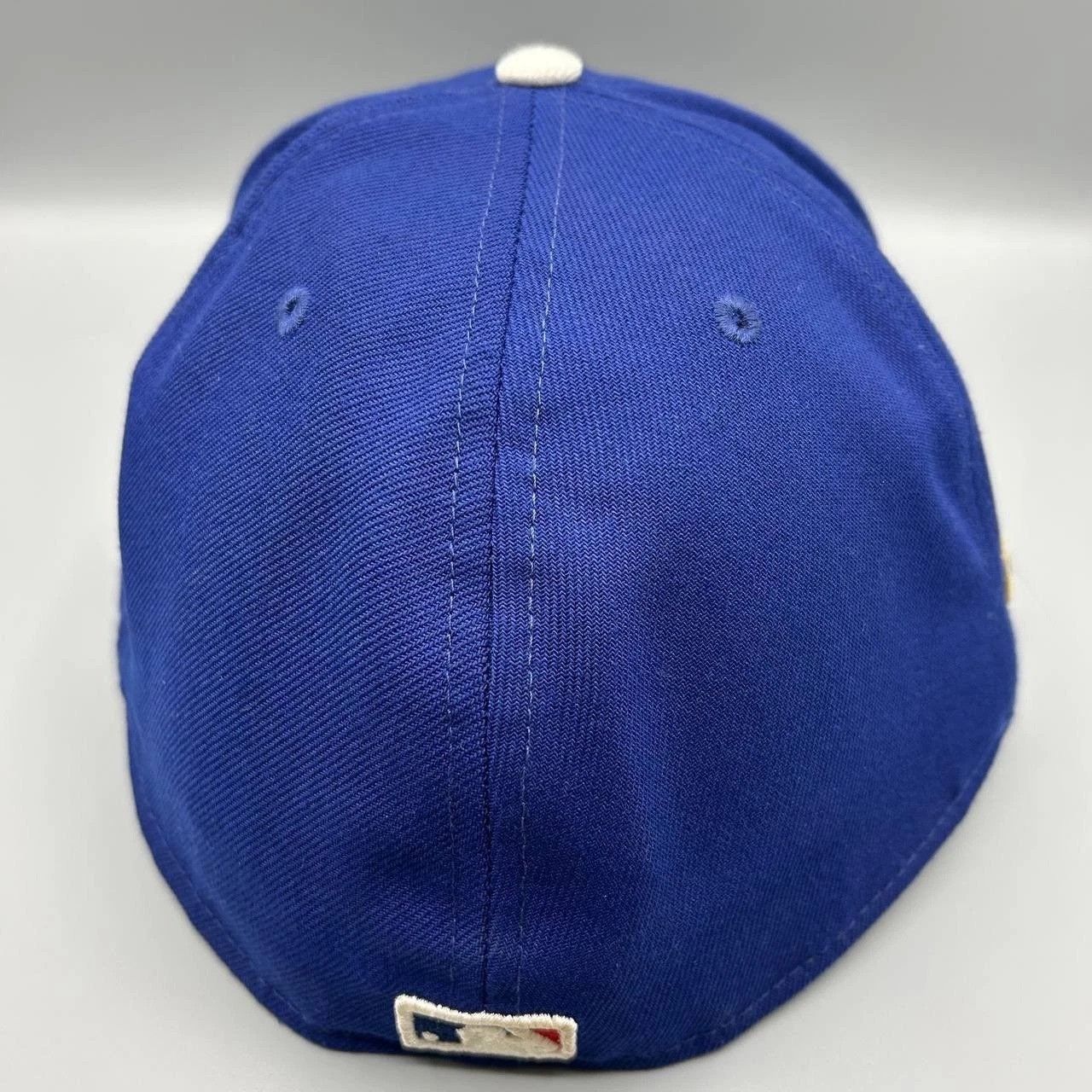 New Era Los Angeles LA Dodgers Hat Men 8 Blue Post Season Fitted Cap Size ONE SIZE - 6 Thumbnail