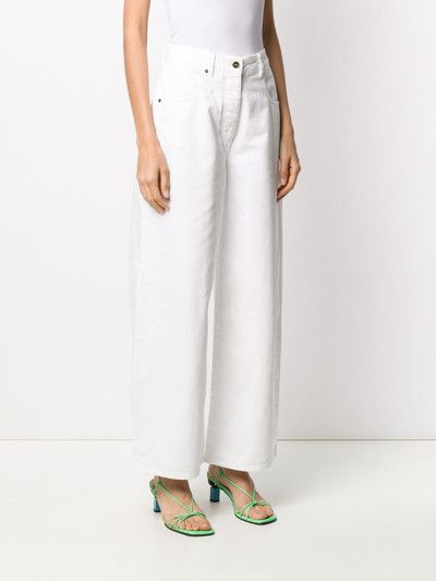 Jacquemus o1mle0524 Le Jean De Nimes Denim Trousers in White Size 29" - 4 Thumbnail