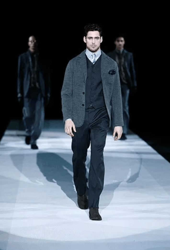 Giorgio Armani FW09 Runway Gray Melange Jacket Size 40R - 10 Thumbnail