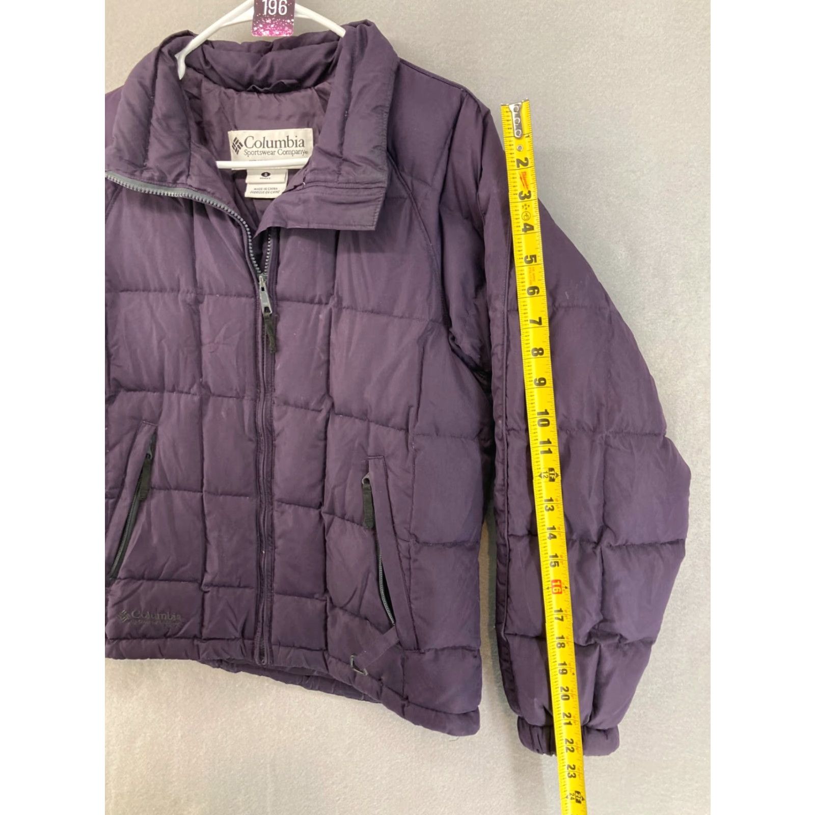 Vintage Columbia Jacket Small Purple Puffer Full Zip Down Coat Womens Size S / US 4 / IT 40 - 4 Thumbnail