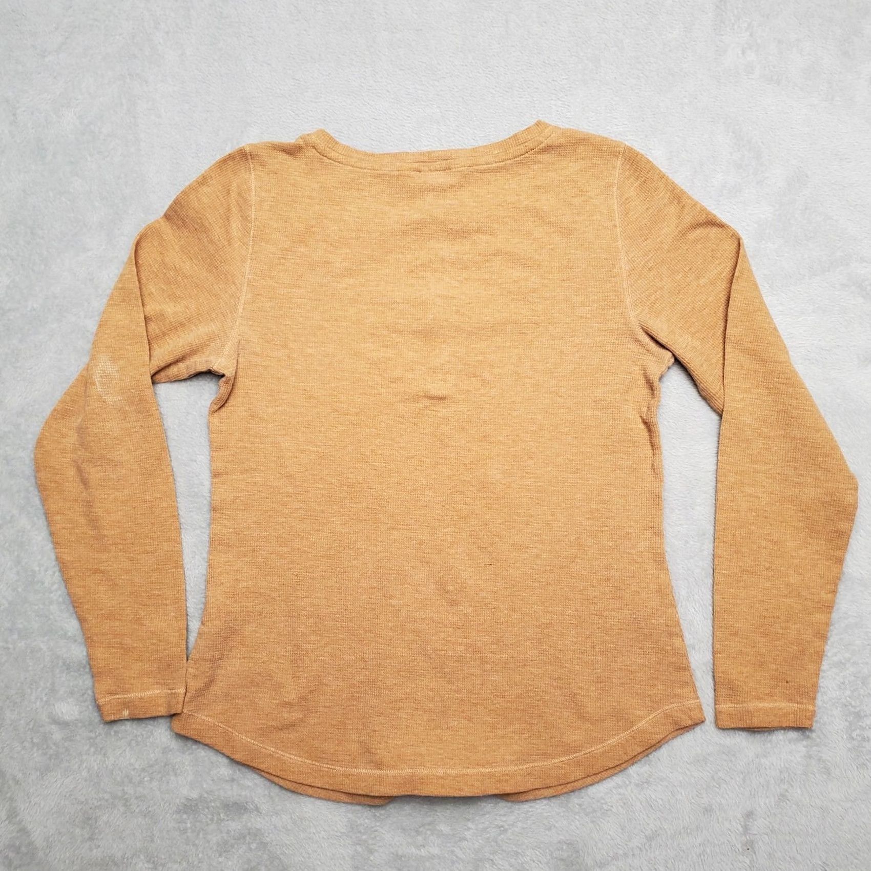 Vintage Christopher Banks Shirt Women Small Brown Henley Lace Top Casual Thermal Size S / US 4 / IT 40 - 4 Thumbnail