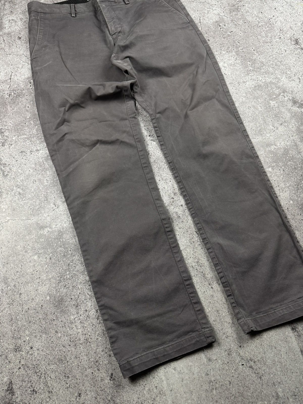Stone Island Vintage Stone Island Faded Garment Dyed Pants Chinos Distres Size US 33 - 8 Thumbnail